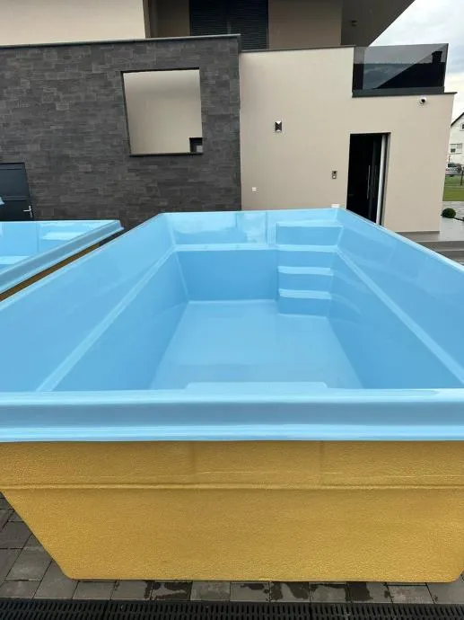poliesterski-vinyloester bazen’’maldivi6,00x3,00x1,35 montaža opreme - slika 2