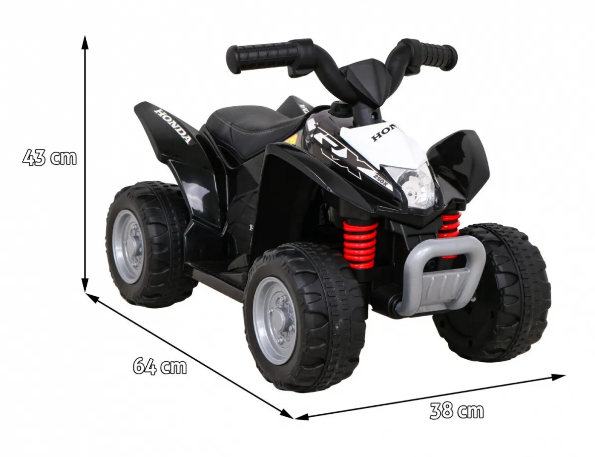 quad na akumulator honda 250x trx - crni - slika 2