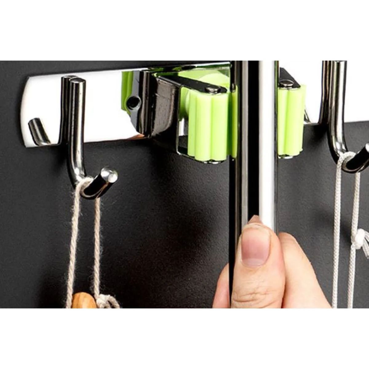 držač za metlu inox - slika 3
