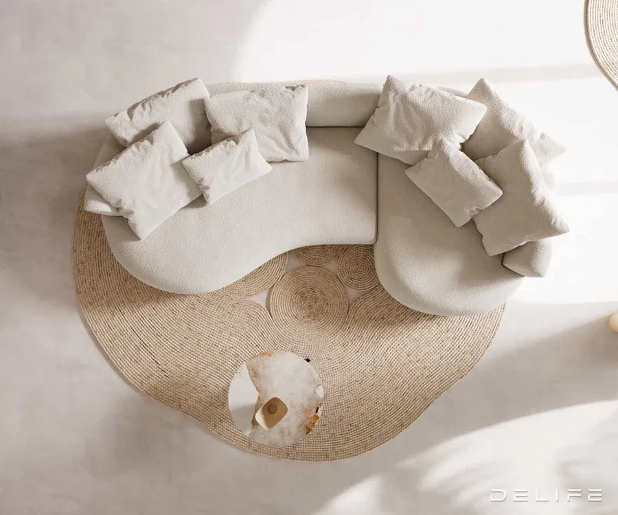 sofa edina 328x166cm, materijal: boucle - slika 6