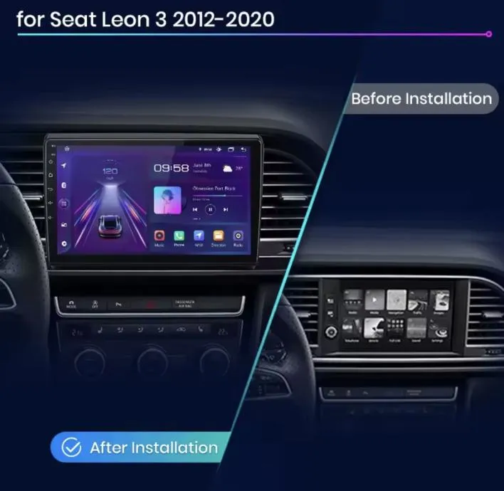 seat leon mk3 2012-2020 original multimedija android navigacija kamera - slika 3