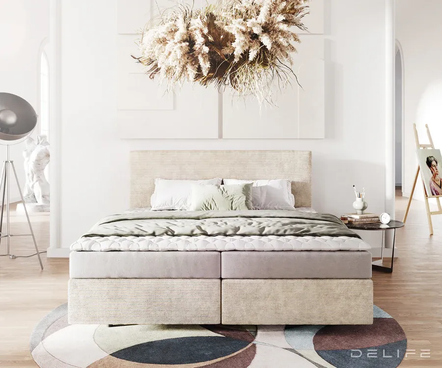 box spring krevet dream-well s madracem i nadmadracem - slika 2