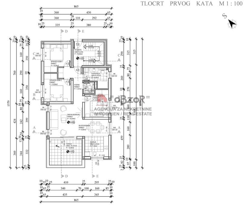 petrčane-punta radman, trosoban apartman - novogradnja (prodaja) - slika 8