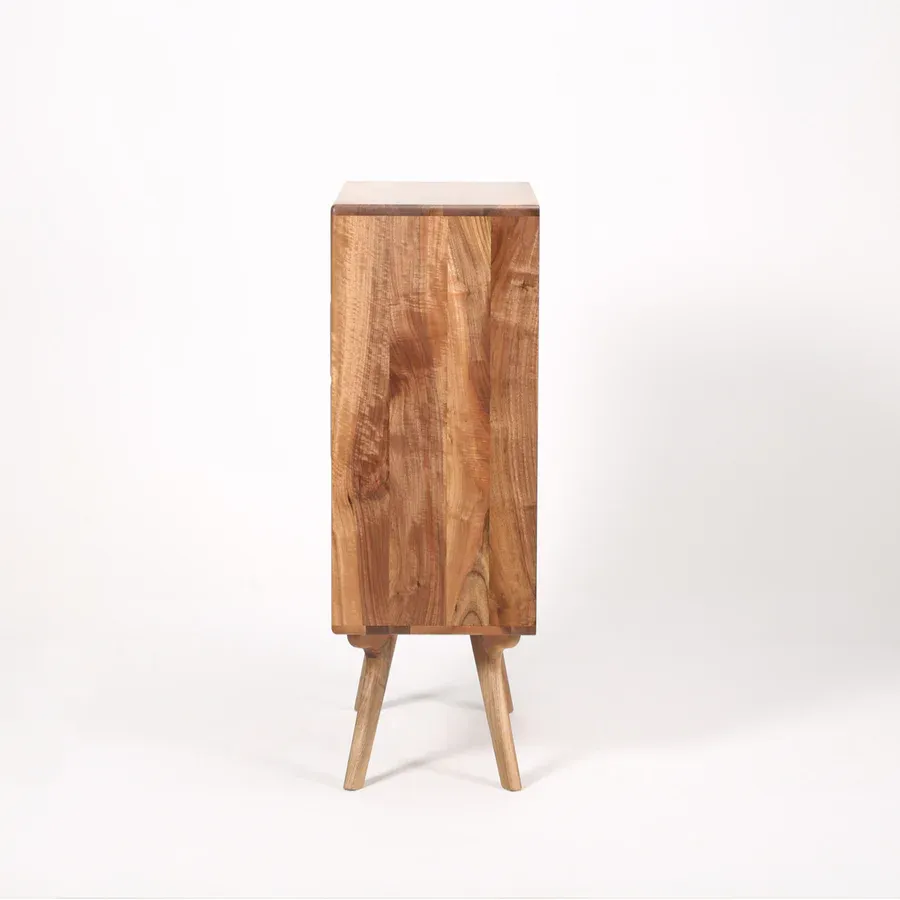 komoda amadeo 66x110cm, materijal: puno drvo orah - slika 10