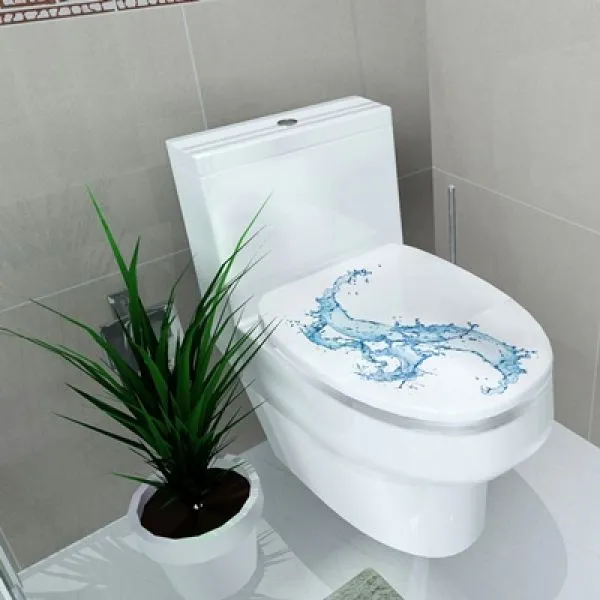 novi dizajn za zabavnu kupaonicu - dekorativna naljepnica za wc dasku - slika 2