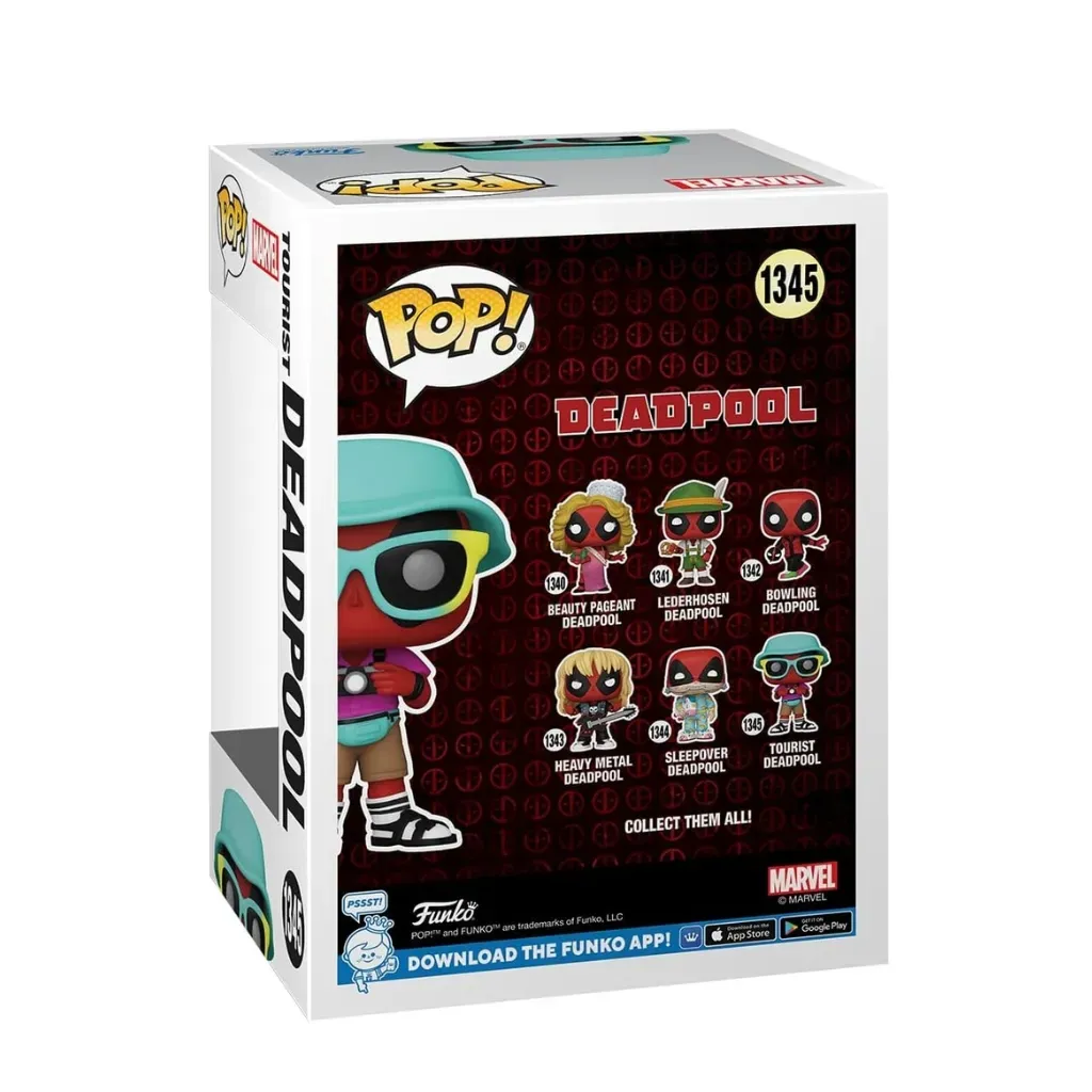 funko pop! marvel: deadpool – tourist deadpool #1345 - slika 2