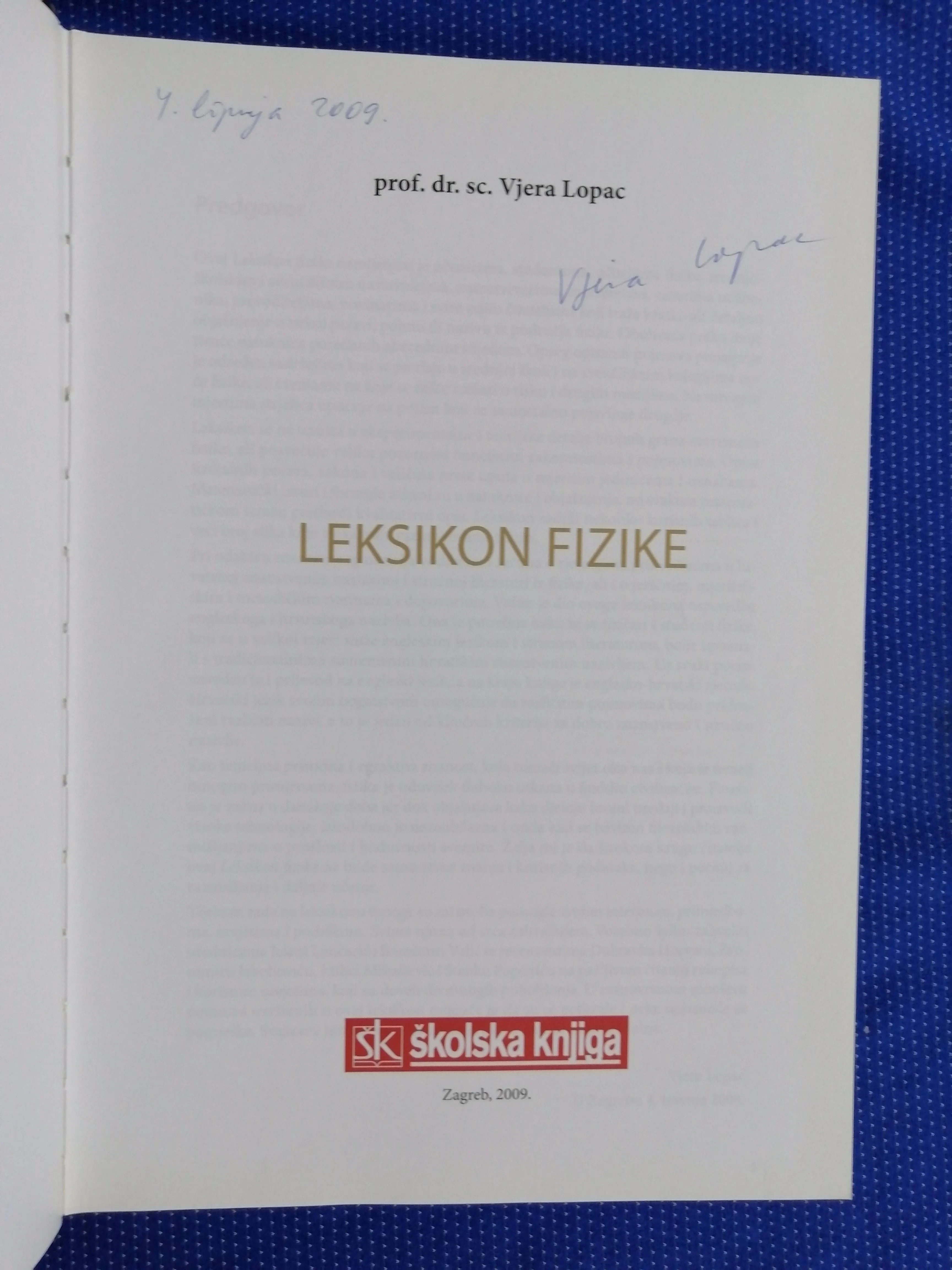 vjera lopac – leksikon fizike - slika 2