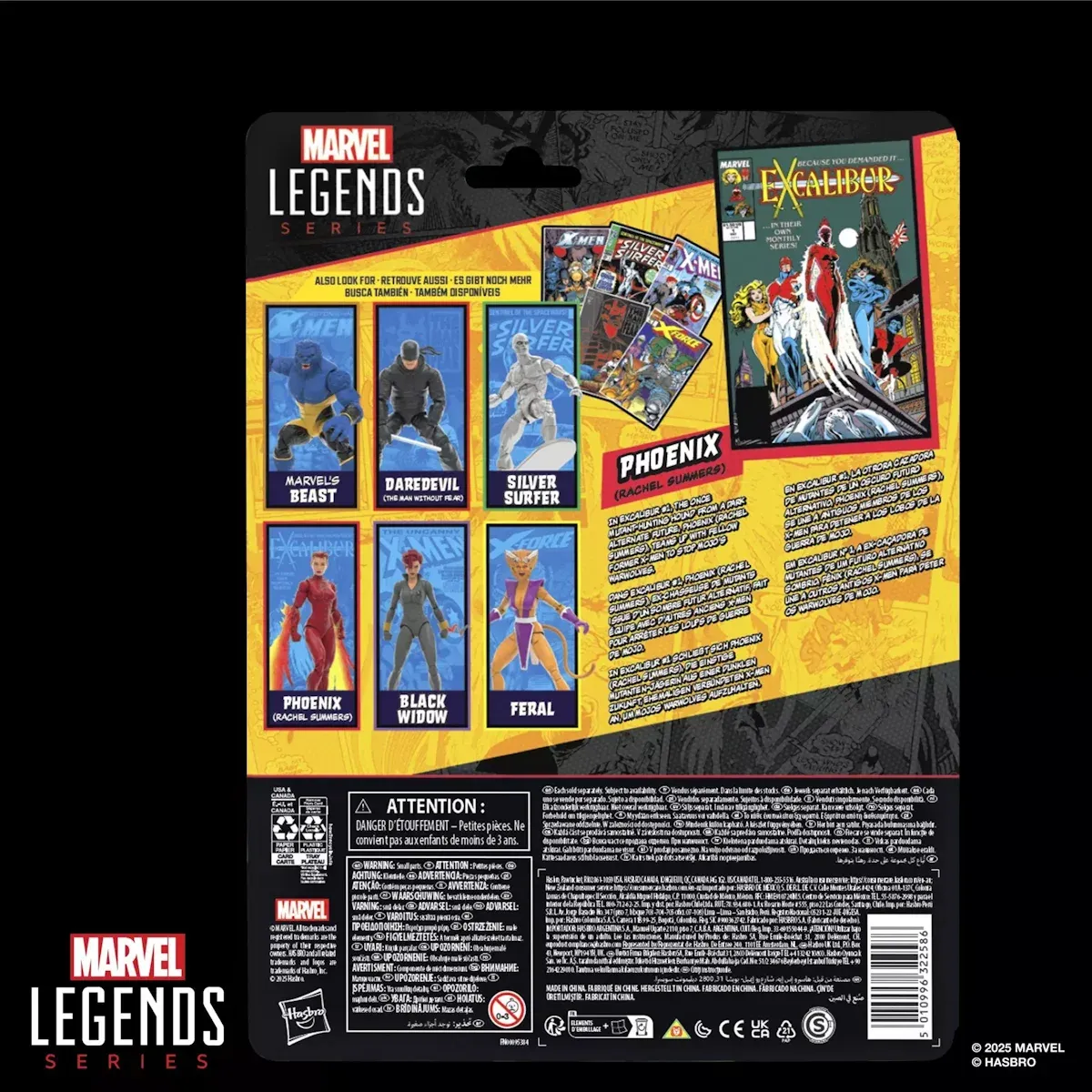 marvel legends series: phoenix (rachel summers) figura, 15cm - slika 10