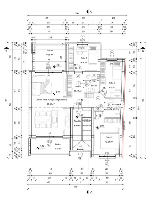 stan: višnjevac, 94.62 m2, 2.kat, novogradnja - slika 6