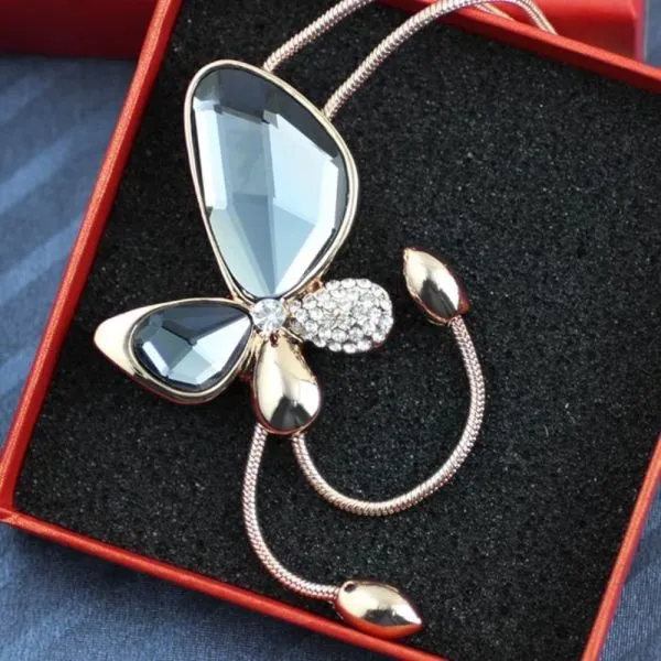 ogrlica dijamantni leptir diamond-butterfly - slika 9
