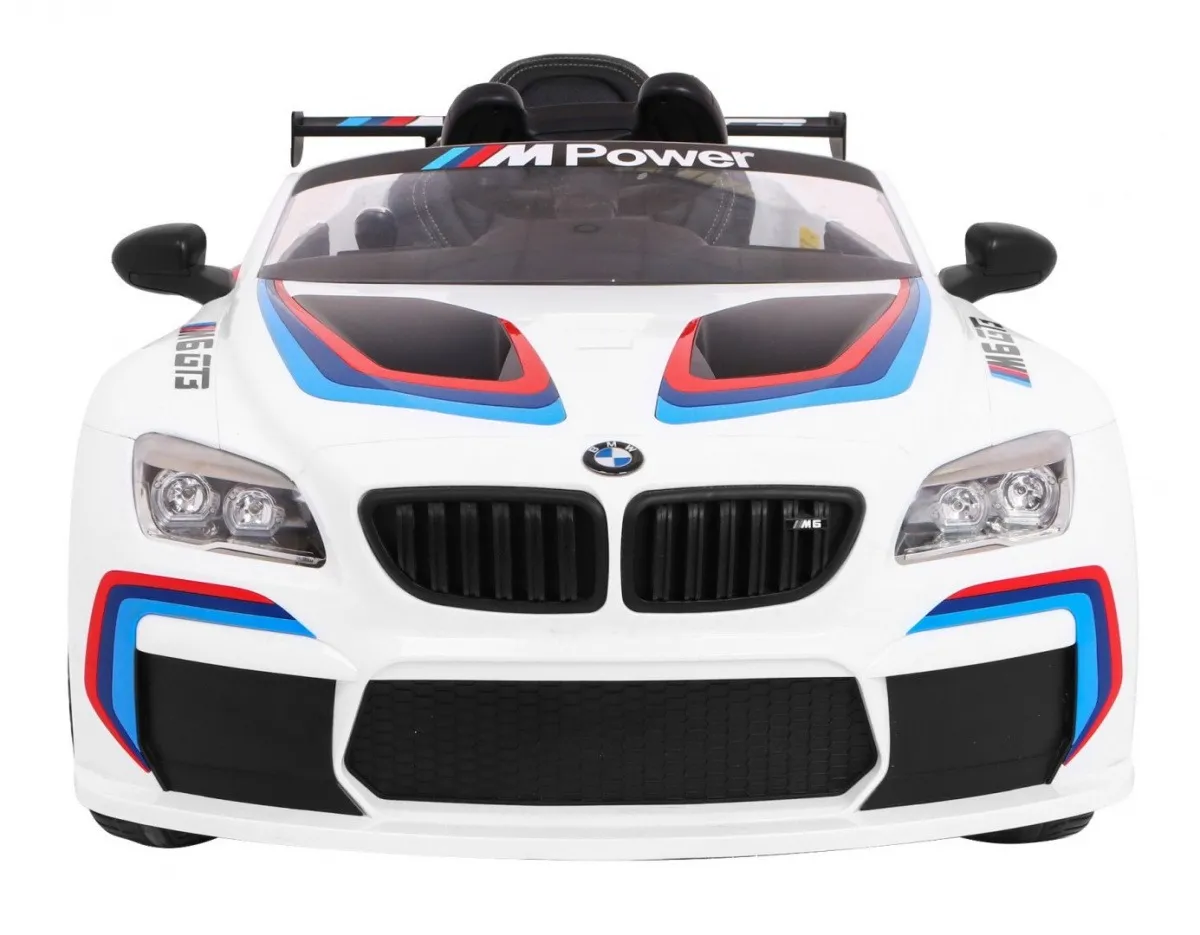 licencirani auto na akumulator bmw x6m - bijeli - slika 2