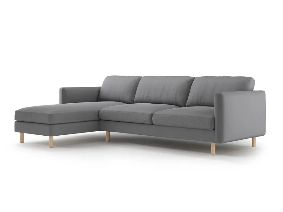 kutna garnitura eden 286x150cm, materijal: baršun - slika 2