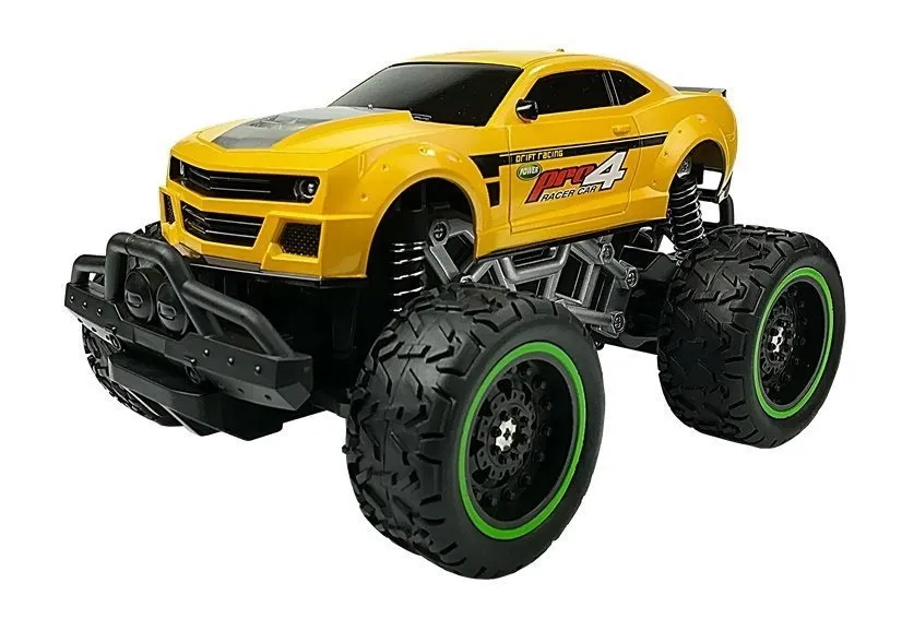 auto na daljinsko upravljanje off-road r/c high wheels - žuti - slika 2