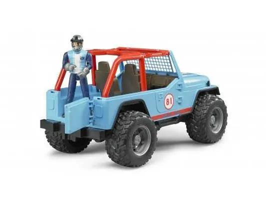 bruder auto jeep 4x4 plavi - slika 3