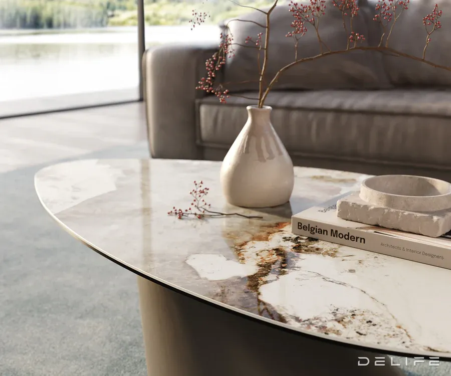 klub stolić edge 140x76cm, materijal: keramika minas melange - slika 4