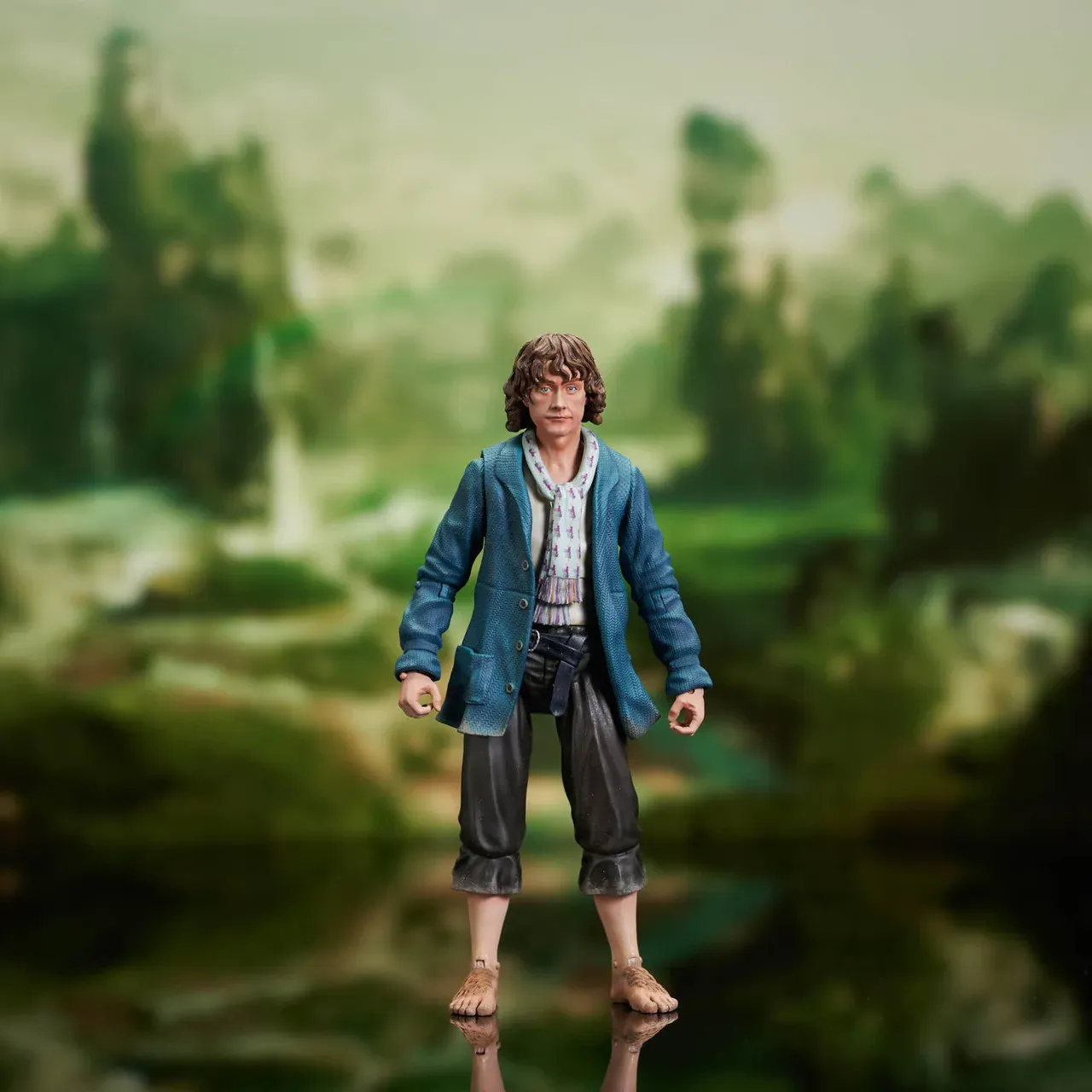 diamond select the lord of the rings: pippin figurica, 10cm - slika 3