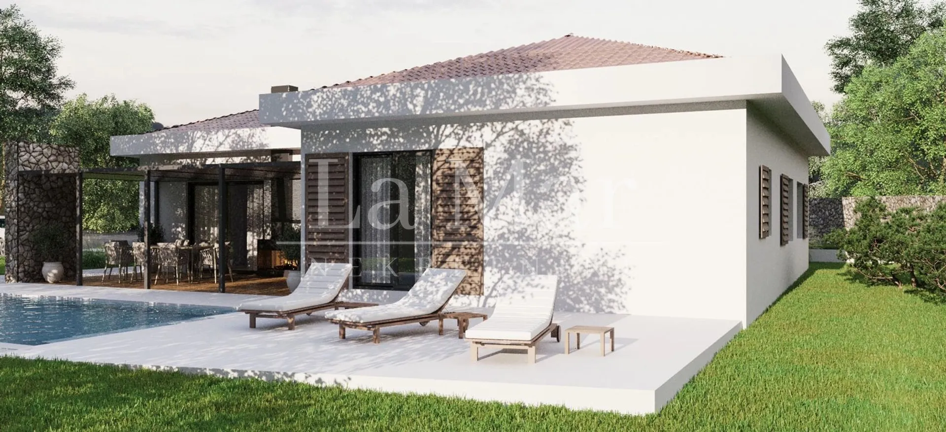 novo - vila s bazenom kod novalje - 139 m2 - slika 4