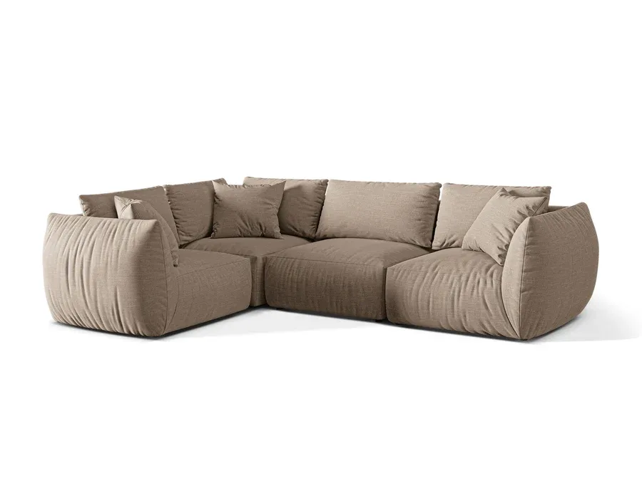 kutna garnitura chris 295x210cm, materijal: strukturirana tkanina - slika 2