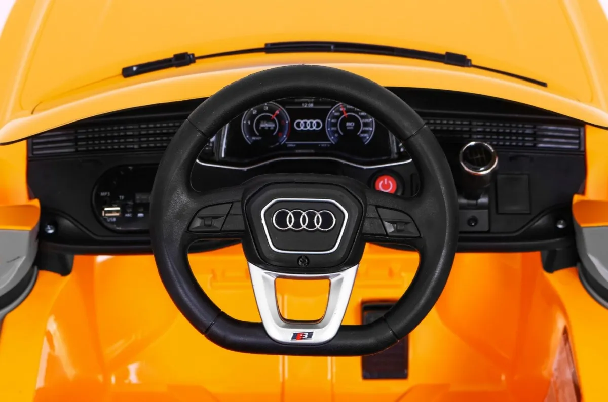 licencirani auto na akumulator audi q8 lift - žuti - slika 2