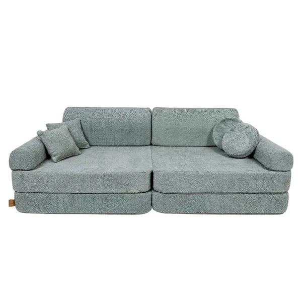 velika modularna sofa za djecu - premium mint - slika 8