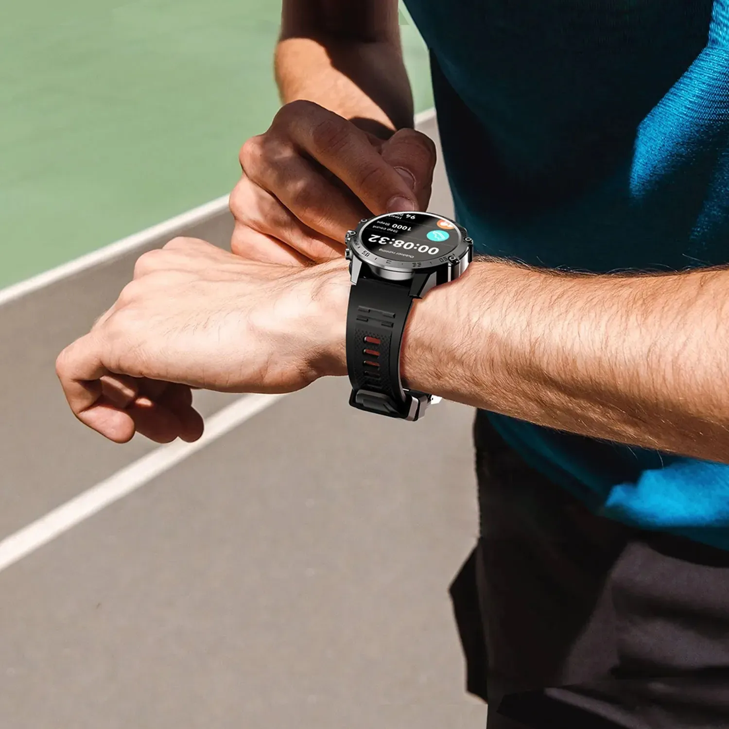 bwoo premium pametni sat vodootporni s fitness aktivnostima za praćenje zdravlja i dnevnih aktivnosti max - slika 2