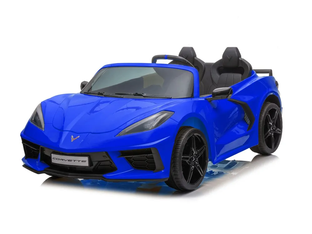 licencirani auto na akumulator corvette stingray tr2203 - plavi - slika 2