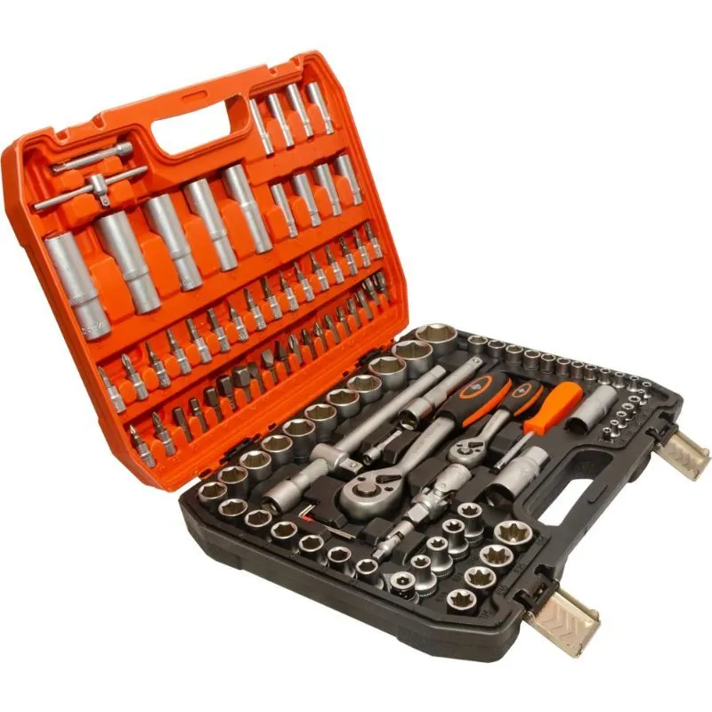 set nasadnih ključeva 108 komada, 1/4" i 1/2" - slika 3
