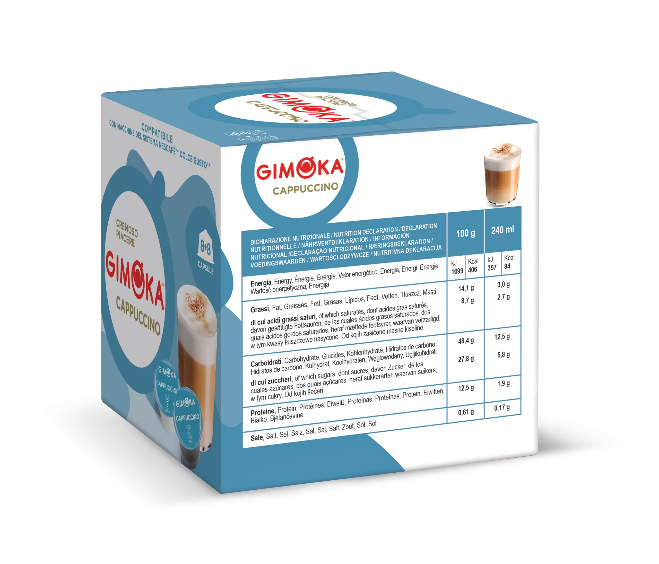 gimoka dolce gusto cappuccino - slika 2