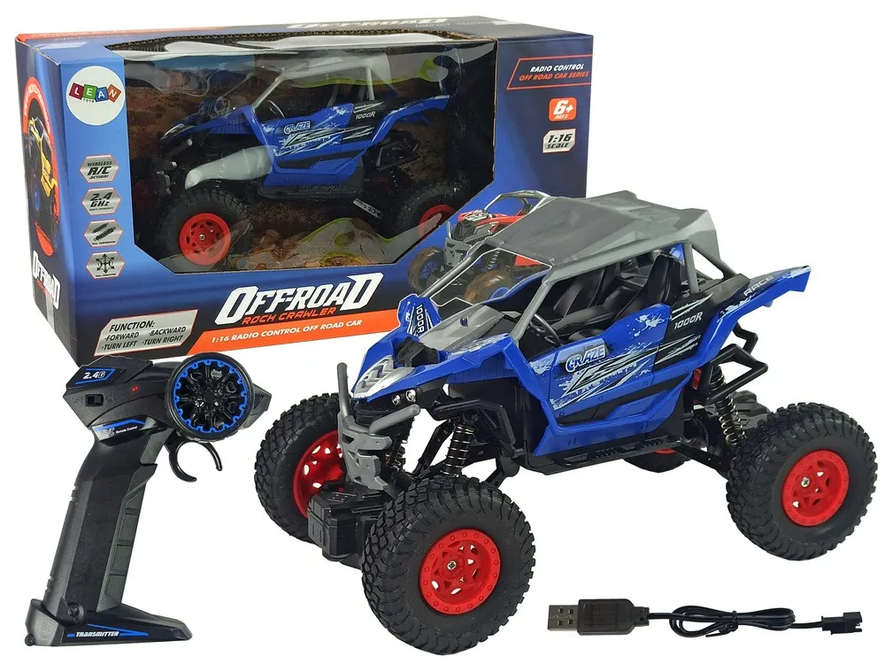 Off-road Remote Controlled 2.4 GHz 1:16 Blue - Mursko Središće