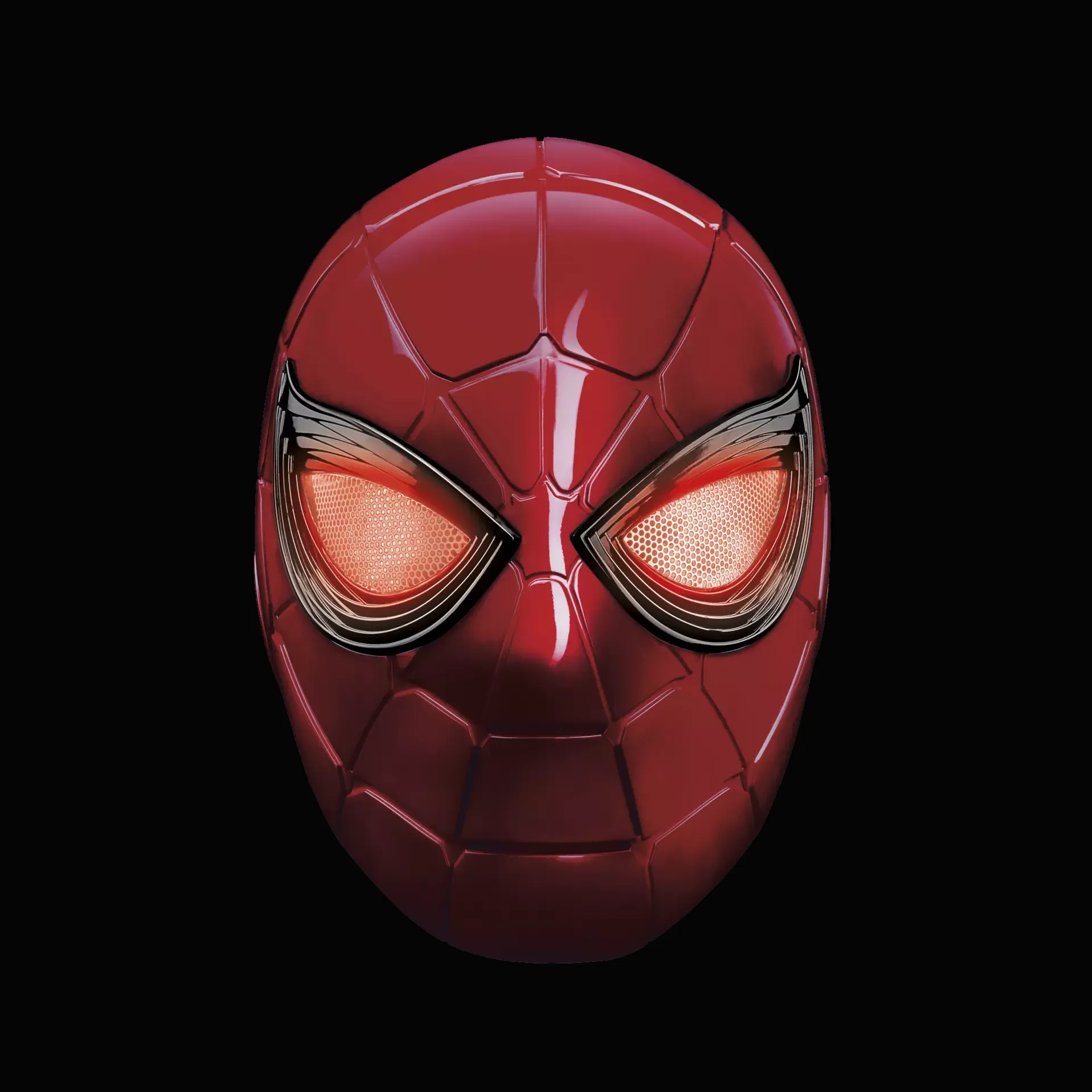 marvel legends series – iron spider electronic helmet - slika 4