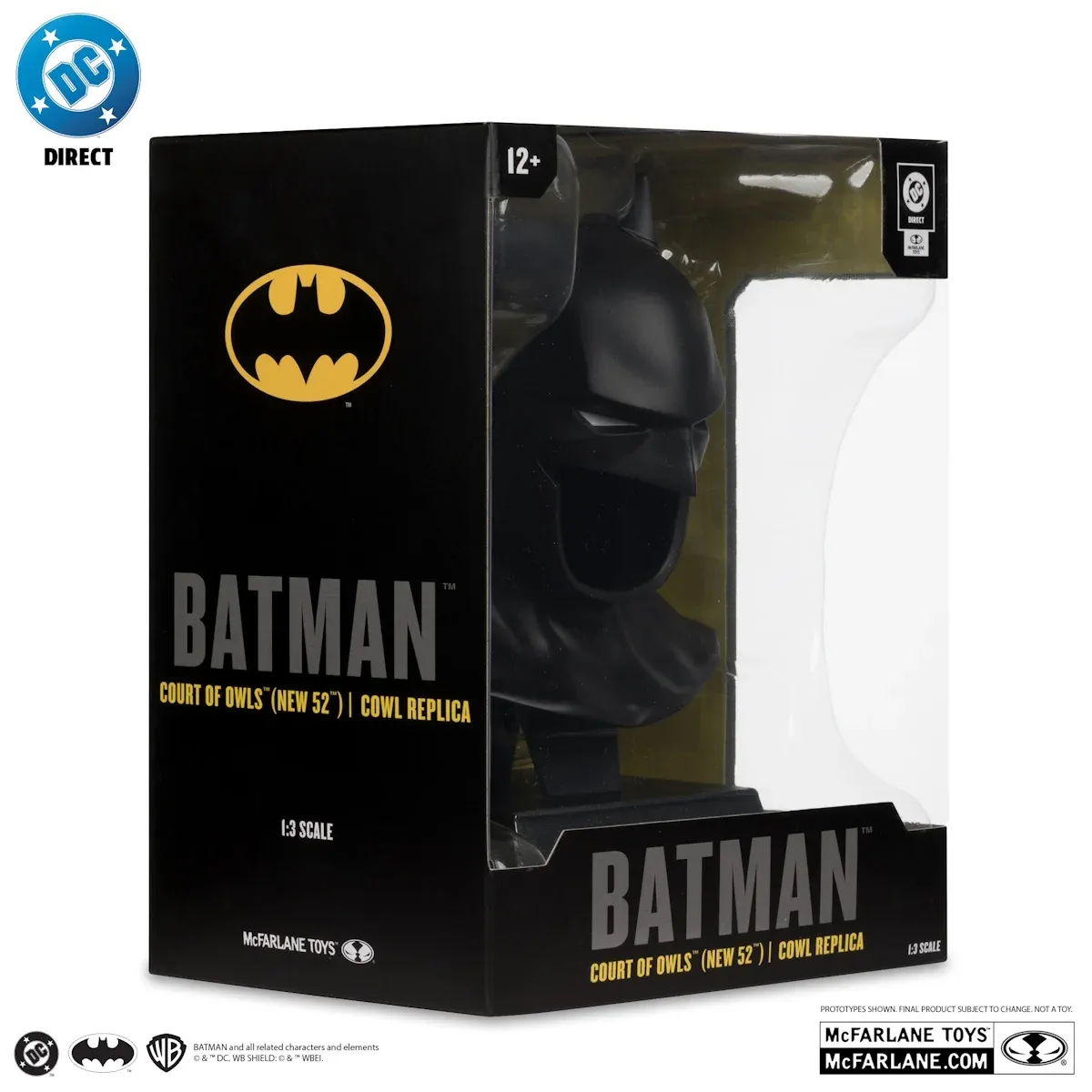 mcfarlane dc direct – batman (court of owls) cowl replica - slika 5