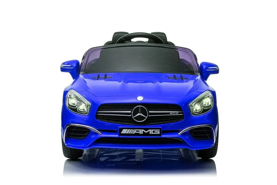 licencirani auto na akumulator mercedes sl65 s lcd - plavi/lakirani - slika 6
