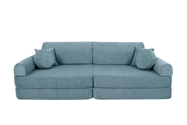 velika modularna sofa za djecu - tirkizna - slika 4