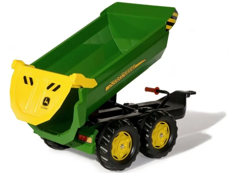rolly toys halfpipe john deere prikolica s dvije osovine - slika 2
