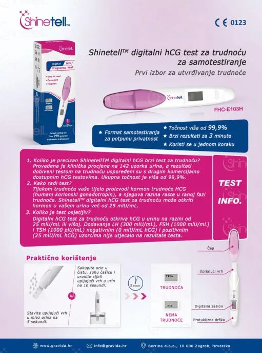 digitalni rani hcg test na trudnoću shinetell - slika 6