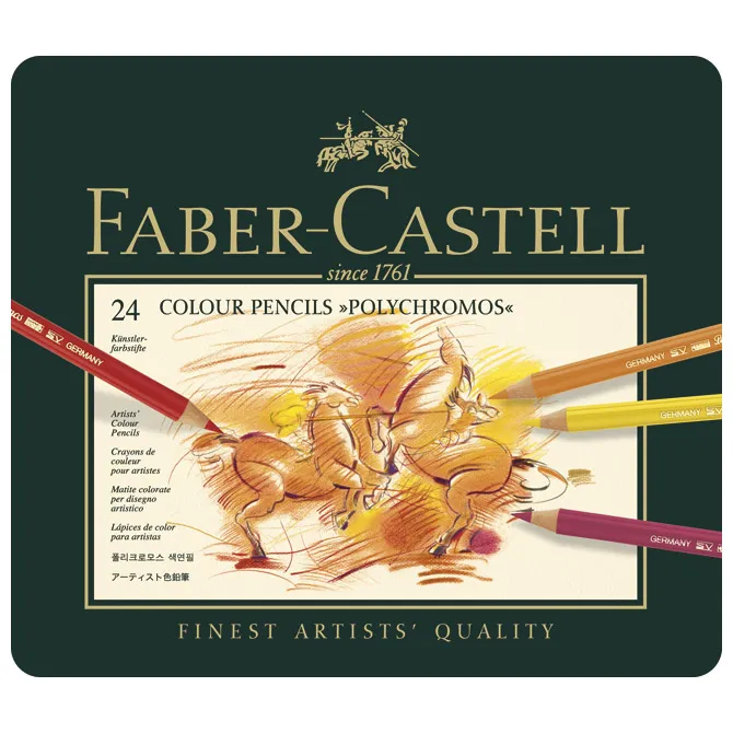 Boje drvene 24boje metalna kutija Polychromos Faber Castell - Vukovar