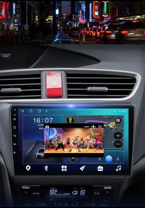 honda civic 9 2012 - 2017 original multimedija android gps 2din radio - slika 7