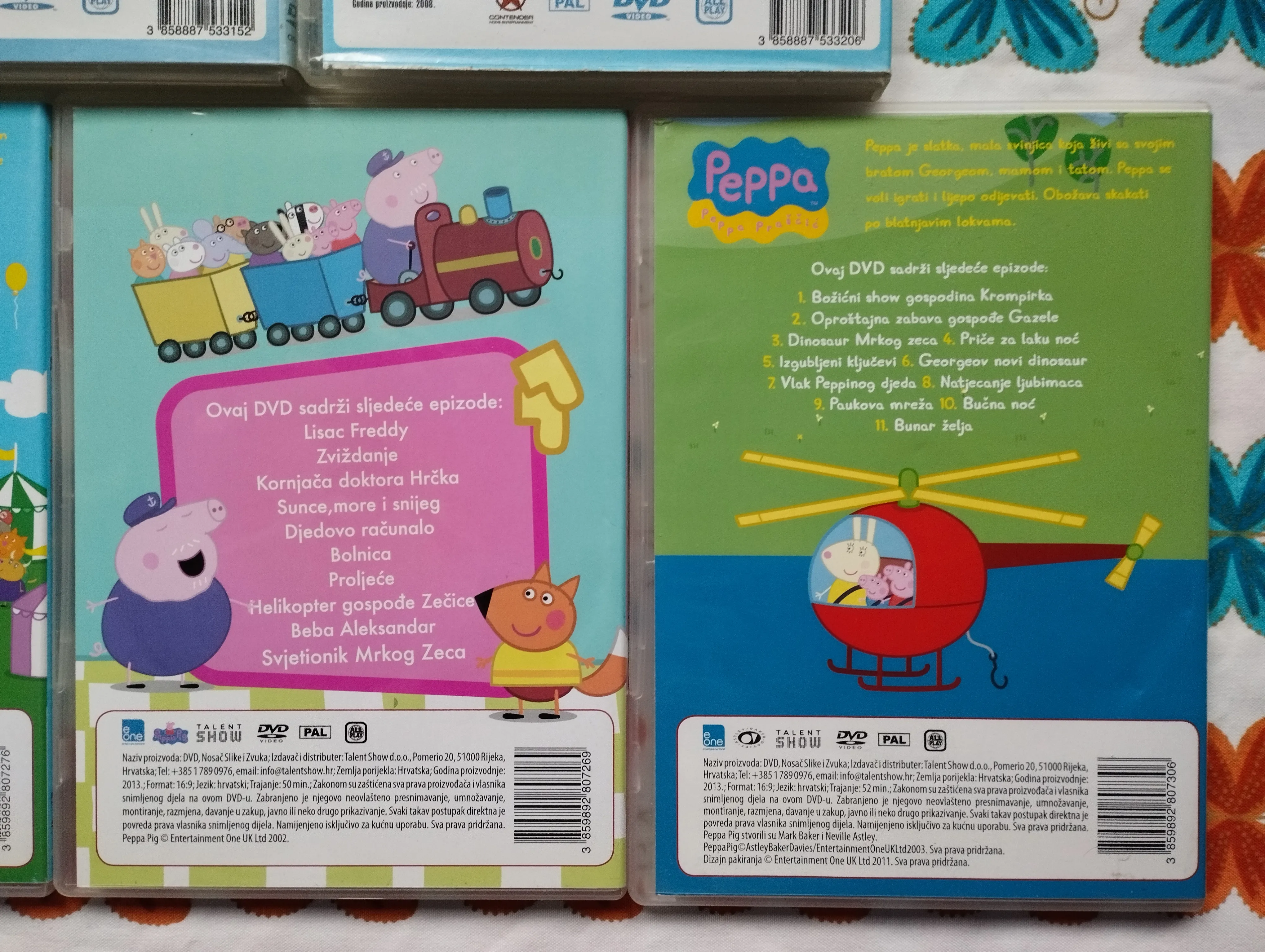 peppa pig dvd - više naslova - slika 6