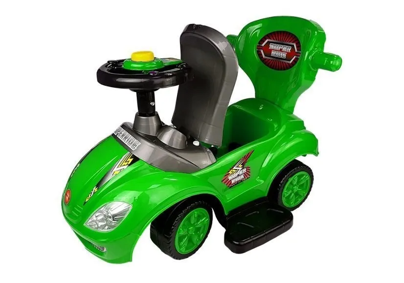 dječja guralica mega car 3in1 - zelena - slika 11