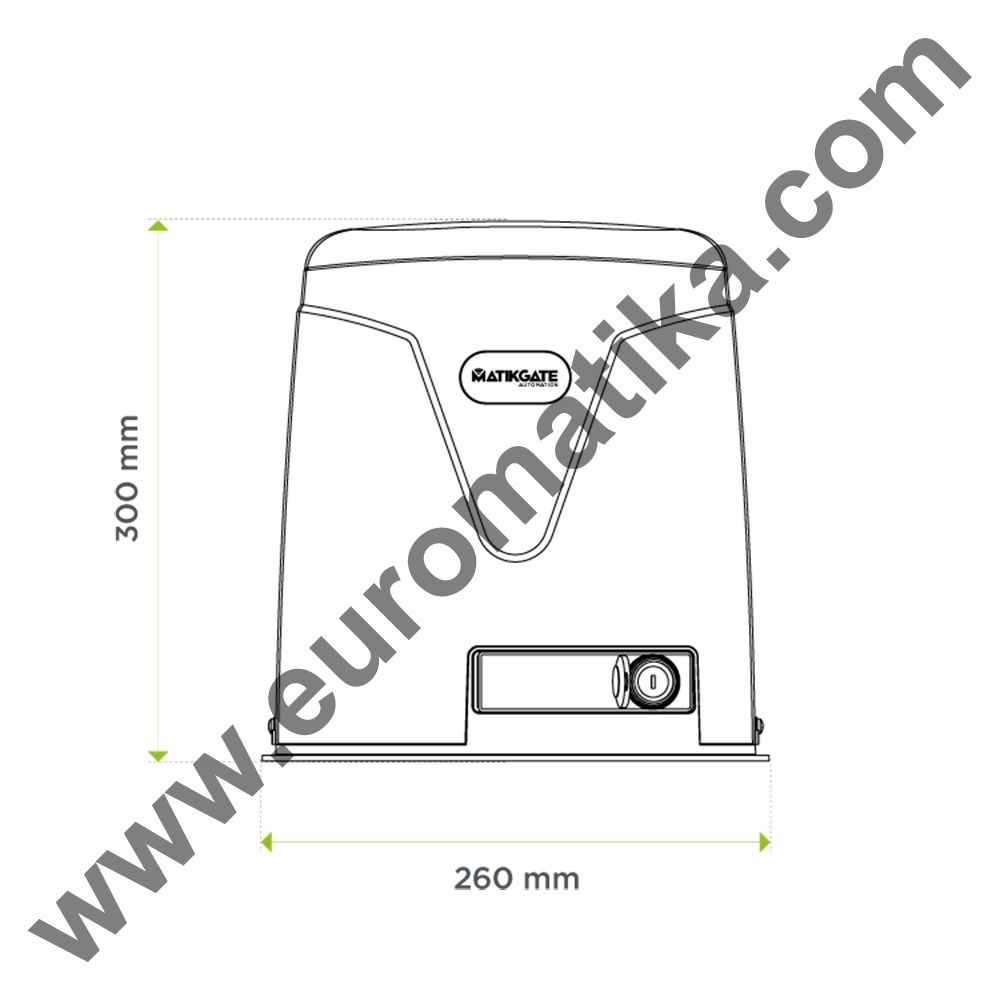 motor za klizna vrata bolt – 500kg/800kg - slika 5