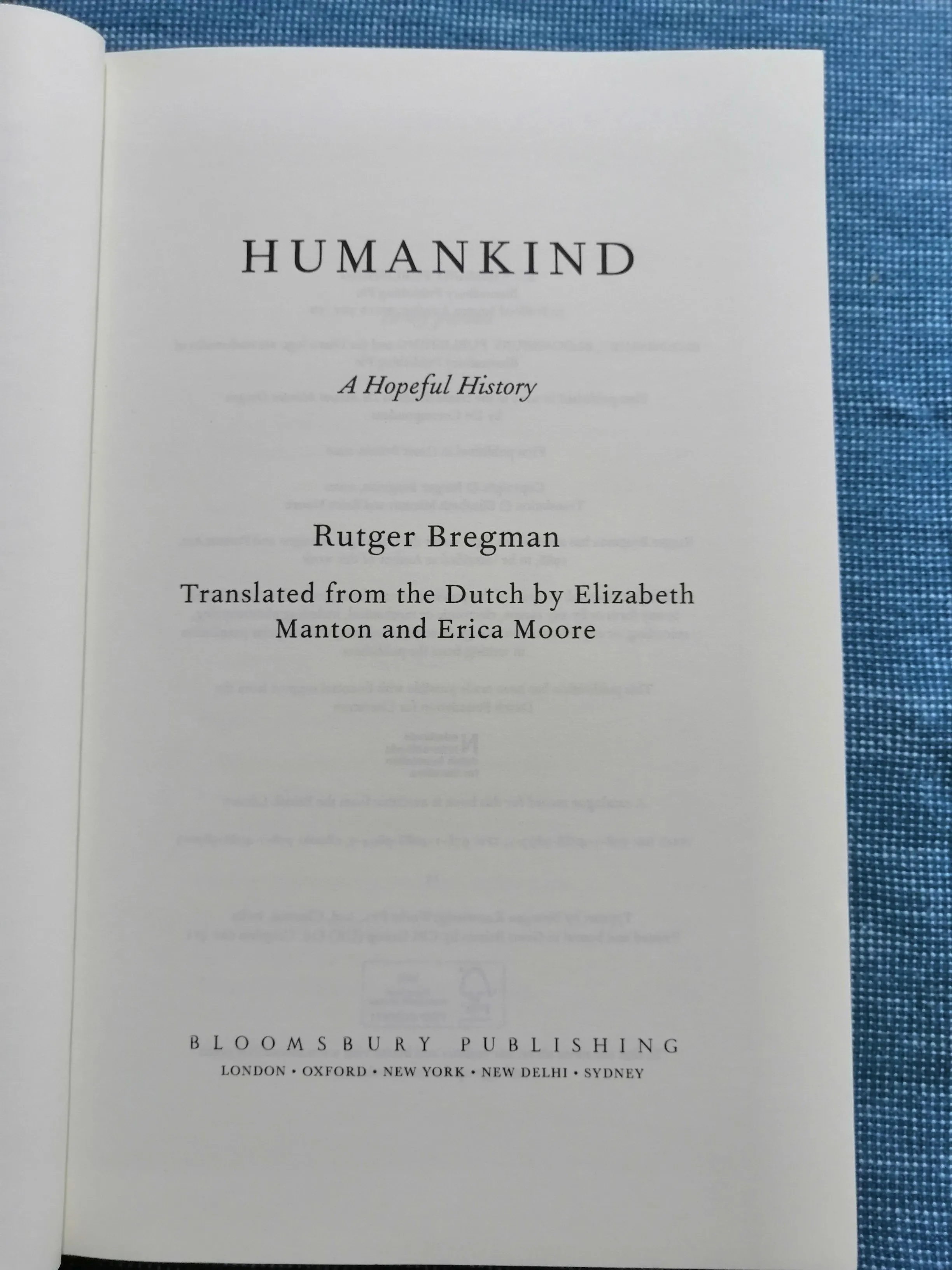 rutger bregman – humankind : a hopeful history [b120] - slika 2