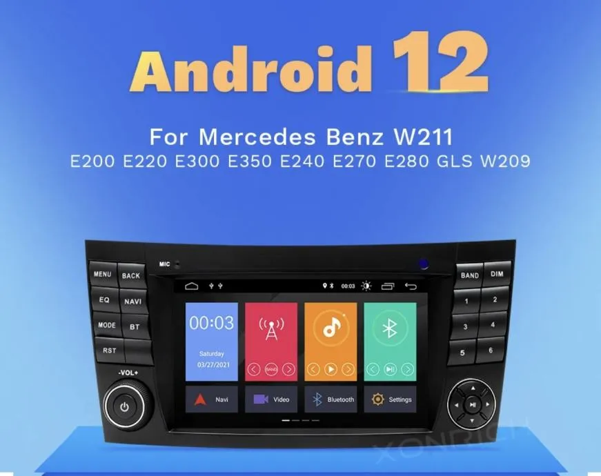 original multimedija za e klasa w211 w219 android navigacija wifi 2din - slika 20