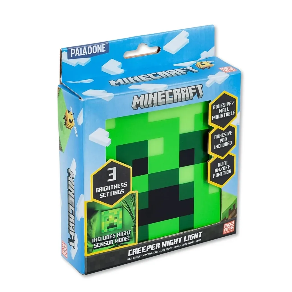 paladone minecraft creeper night light - slika 5