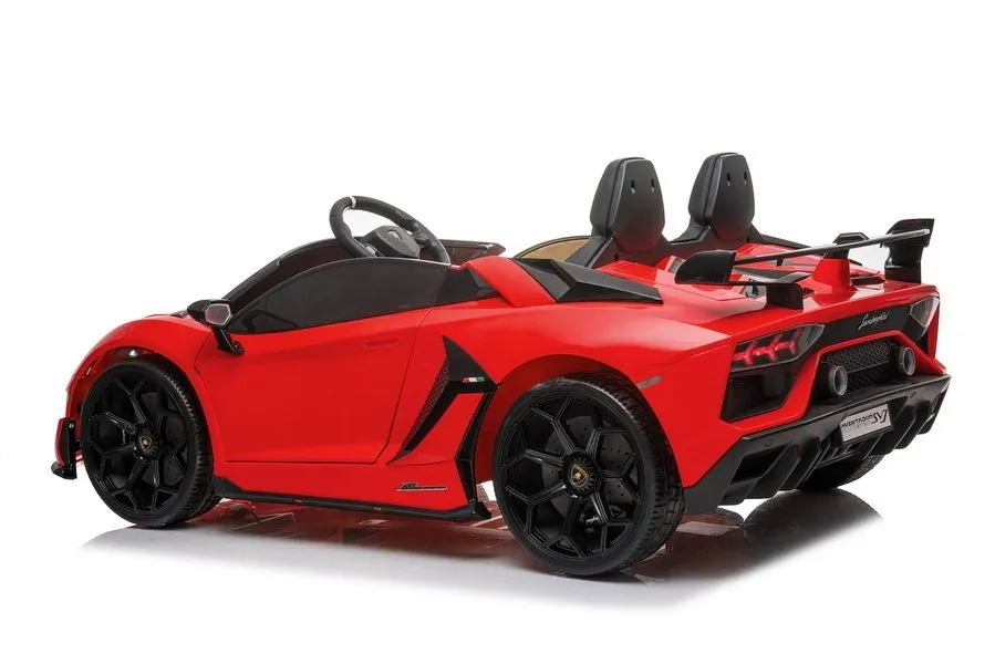 licencirani auto na akumulator lamborghini aventador - crveni - slika 5