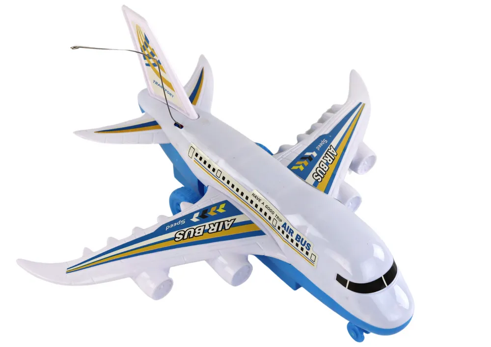 passenger airplane remote controlled r/c lights white diy - slika 5