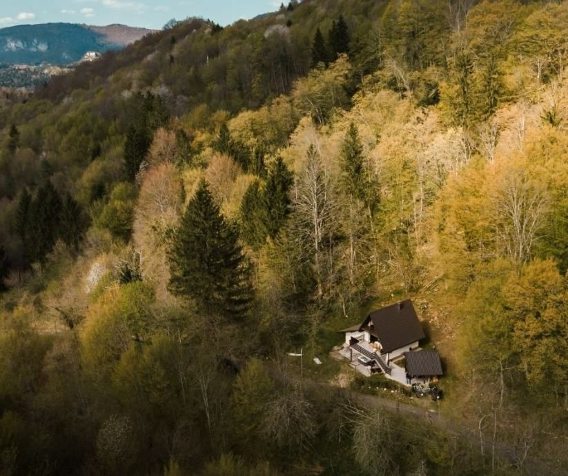 gorski kotar, vikendica okružena šumom - slika 6