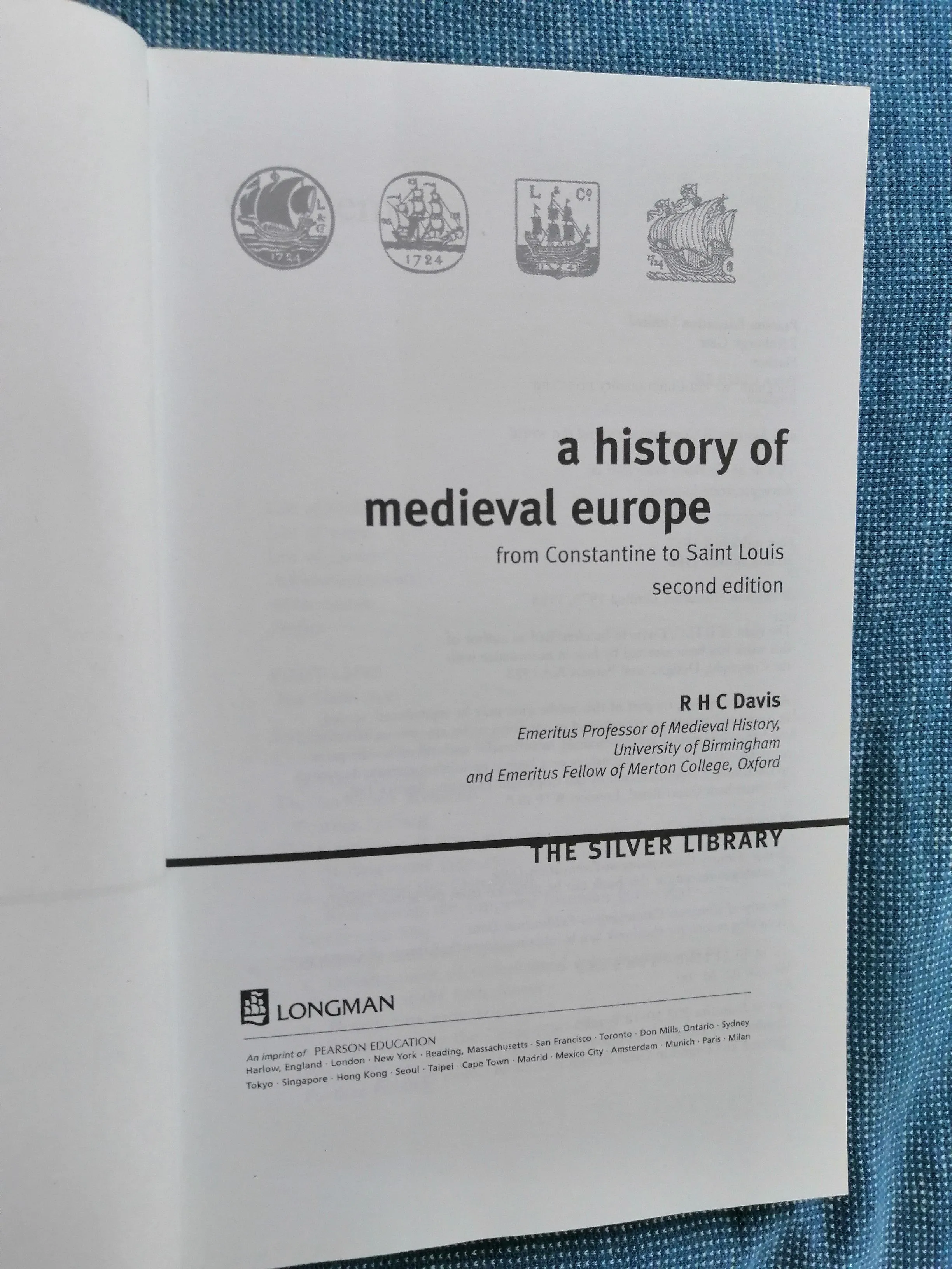 r. h. c. davis – a history od medieval europe - slika 2