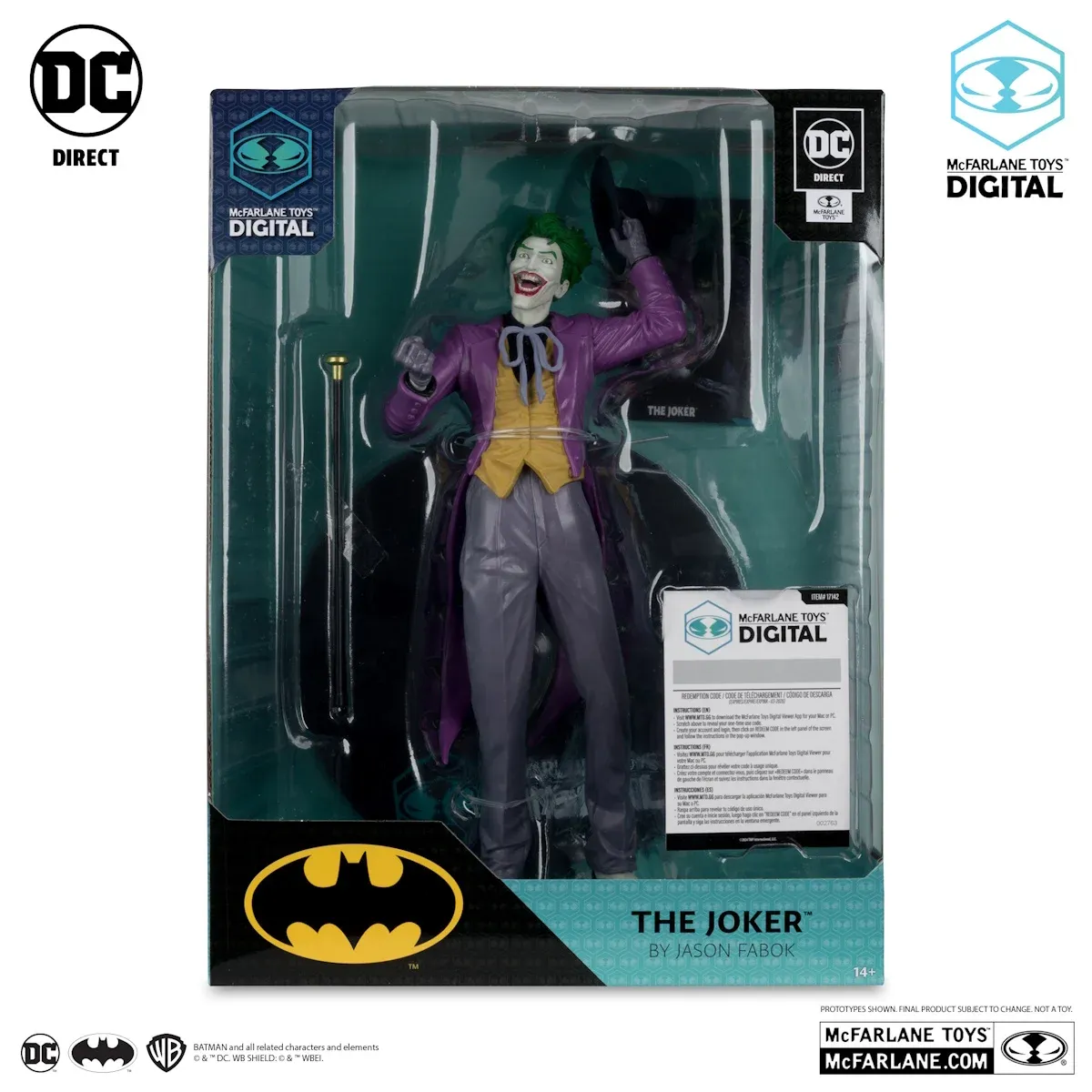 mcfarlane digital – the joker by jason fabok figura, 29 cm - slika 6
