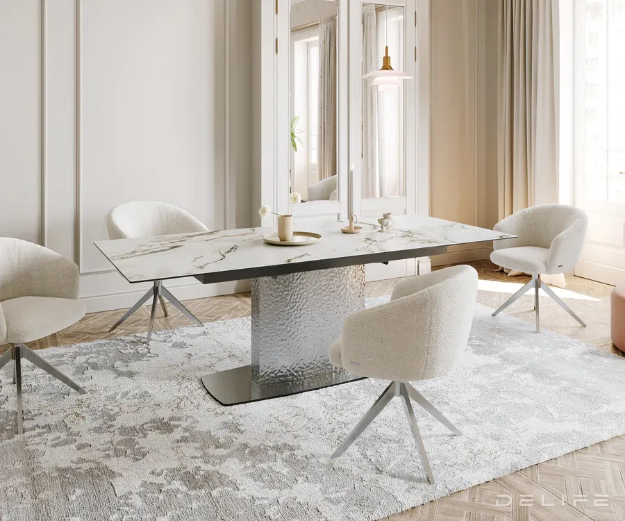 produljivi stol edge 180/220x100, materijal: keramika calacatta luxe - slika 8