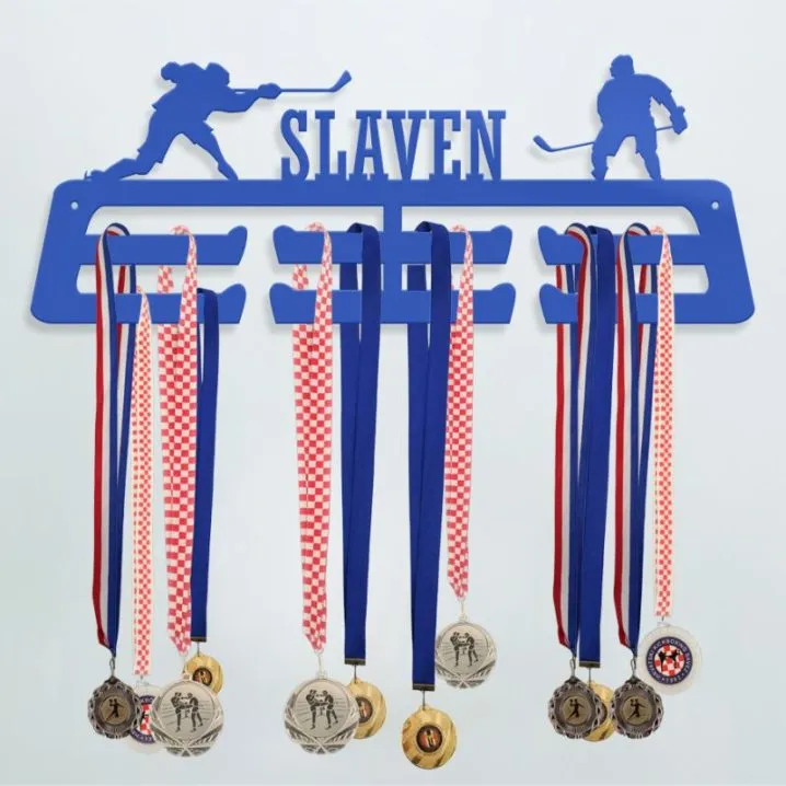 personalizirani dvostruki stalak za medalje (za sportaše) - slika 3